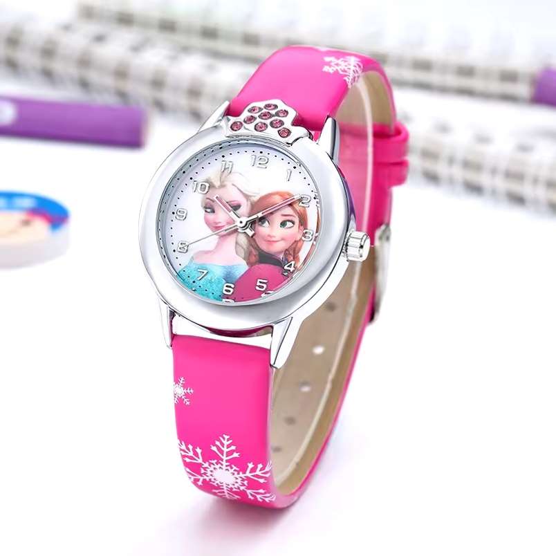 Colorful girls watch featuring Frozen characters, perfect from our kids watches UAE collection